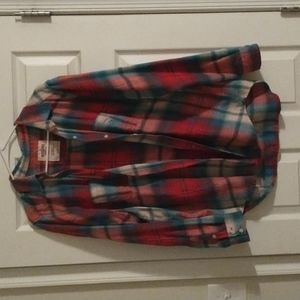 Mossimo Boyfriend Flannel Shirt Size LG